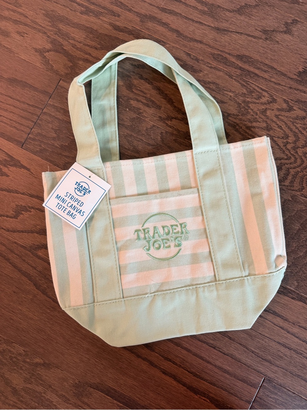 NWT Mint Trader Joe's Mini Tote Bag
